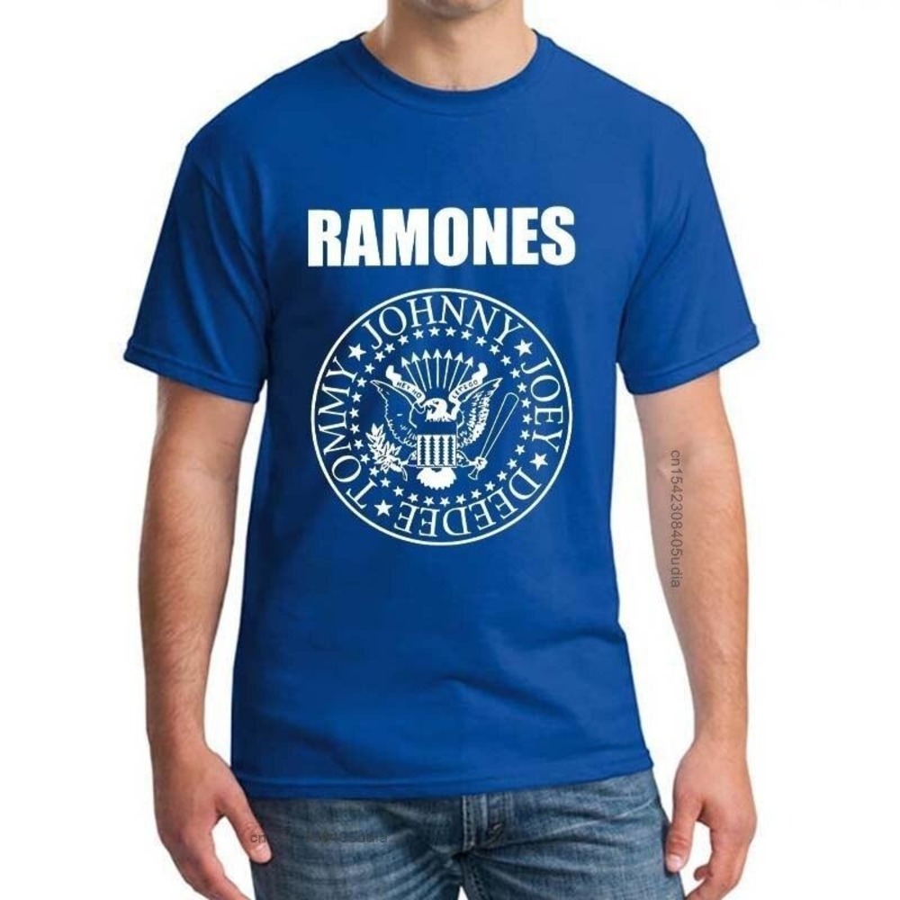 Ramone Seal Graphic Unisex Royal Blue T-Shirt